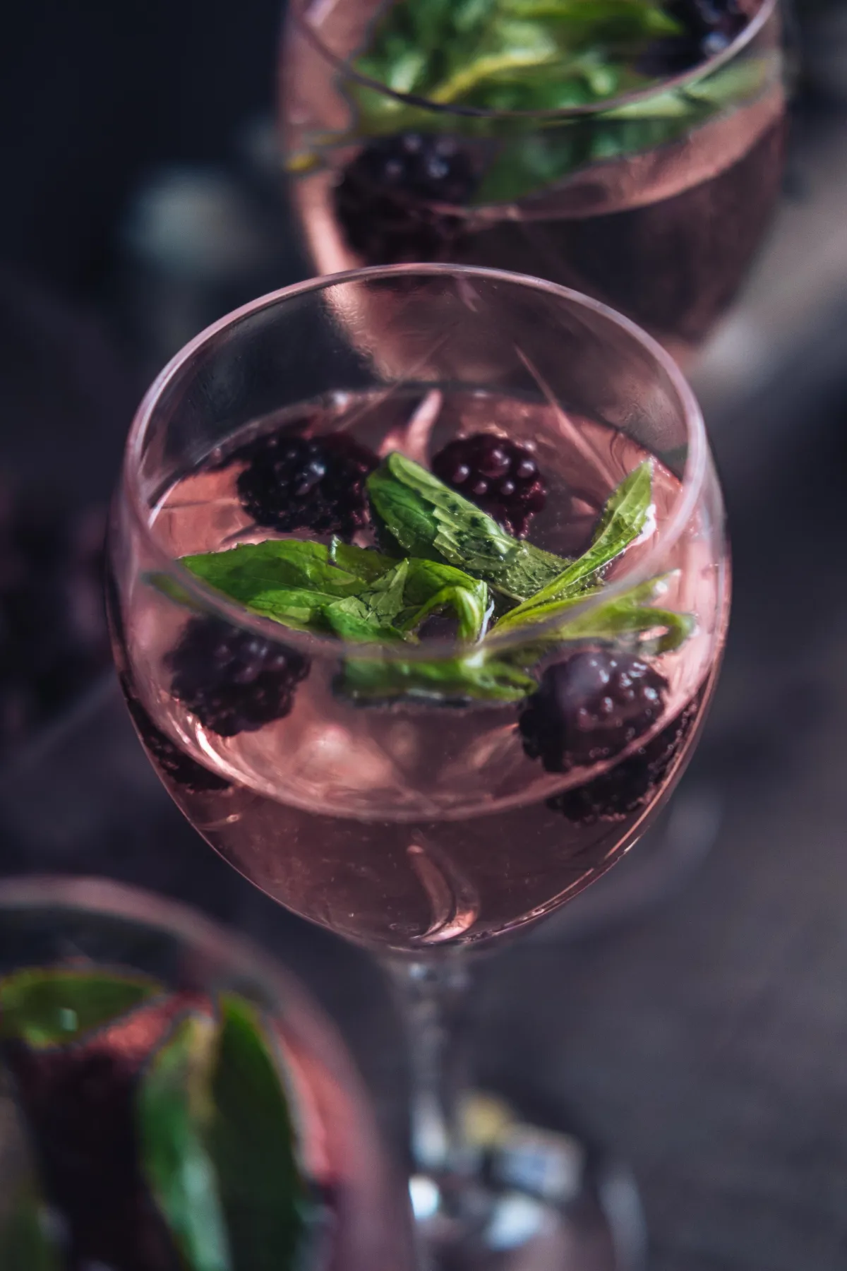 Blackberry Basil Mule 