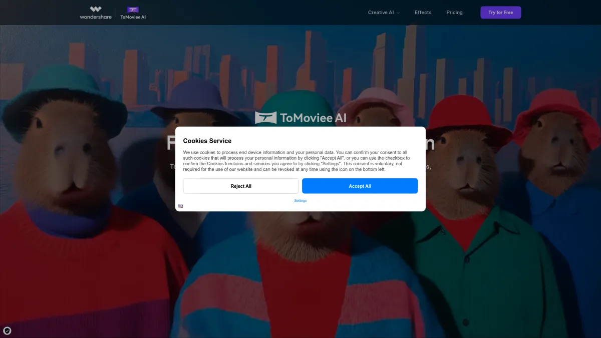 Transforming Creativity with ToMoviee AI by WonderShare