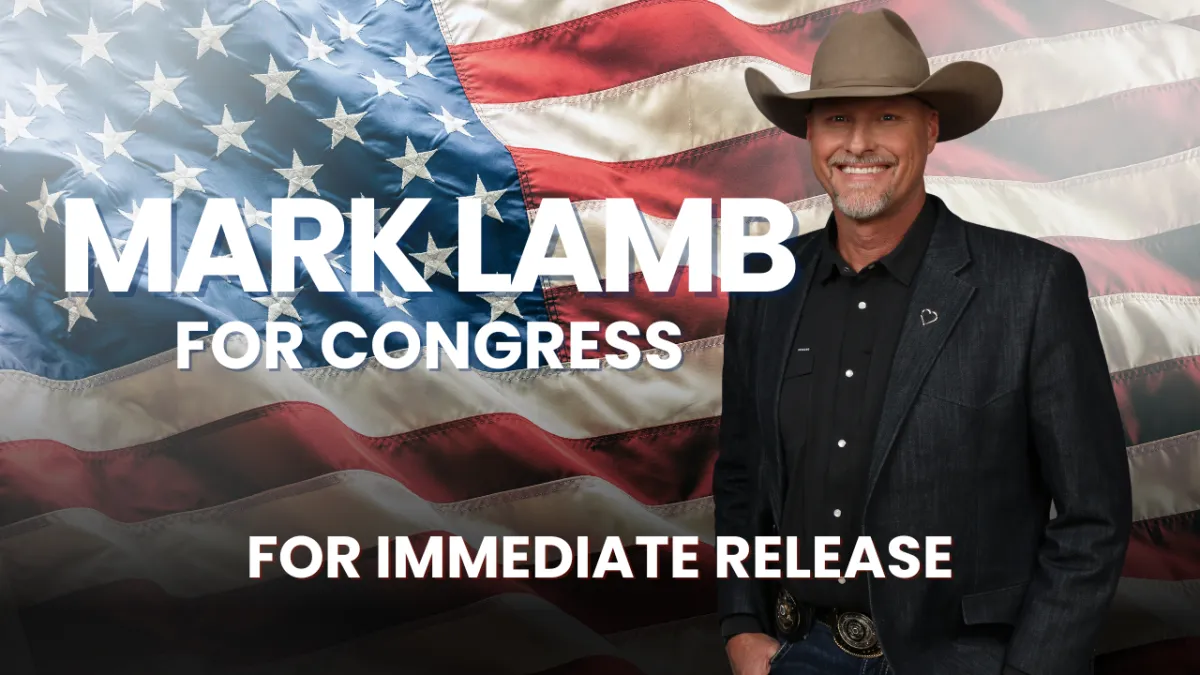 Mark Lamb For Congress Press Release