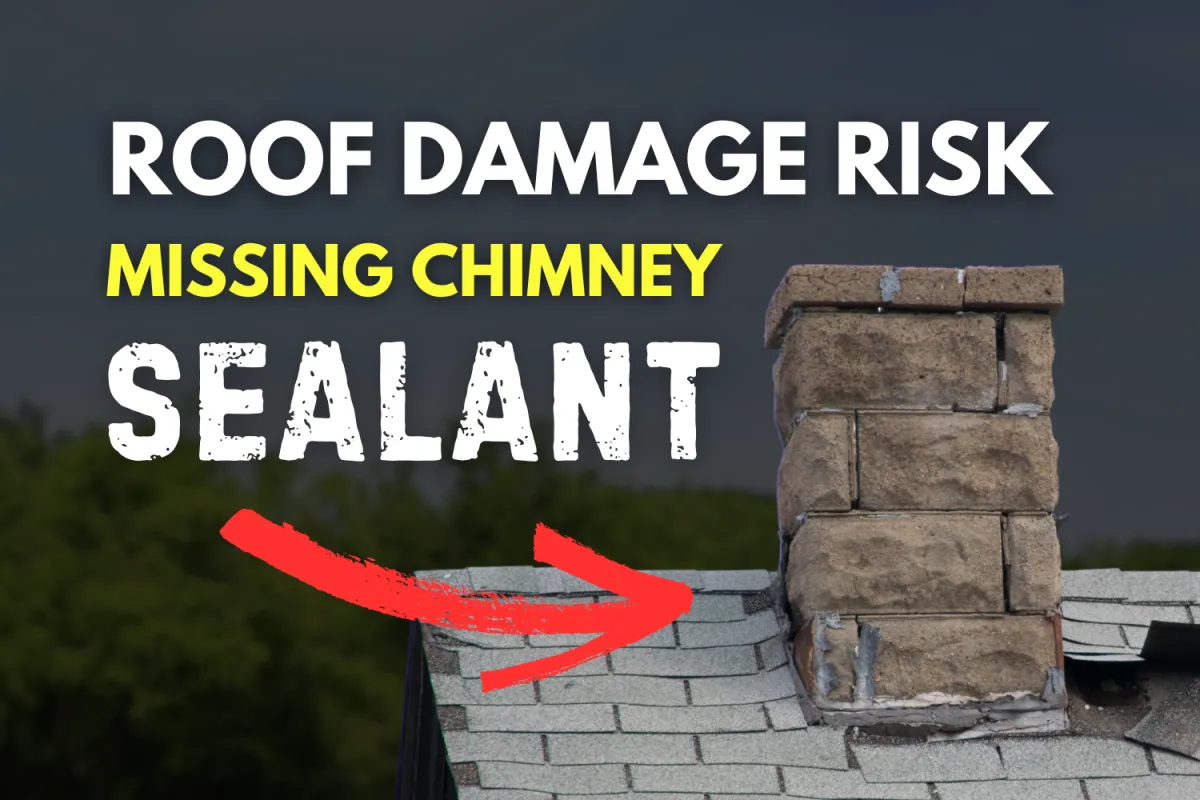 Home Inspection Finds Unsealed Chimney Flashing Issue