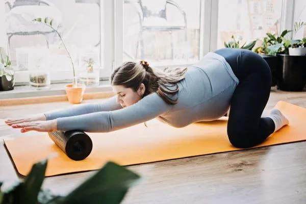 woman pelvic floor exercise