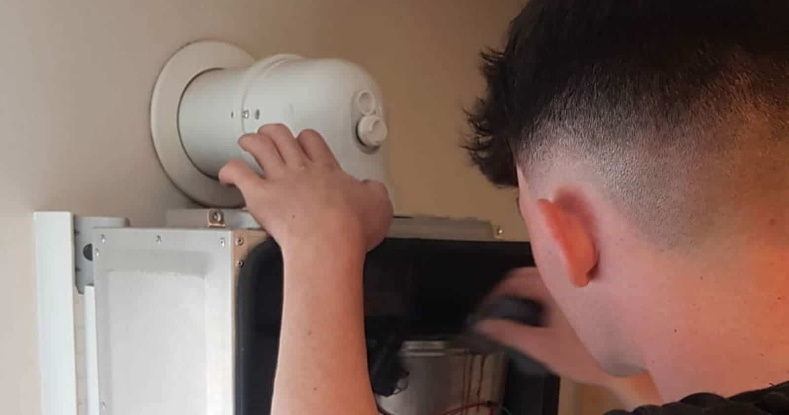 boiler flue installation