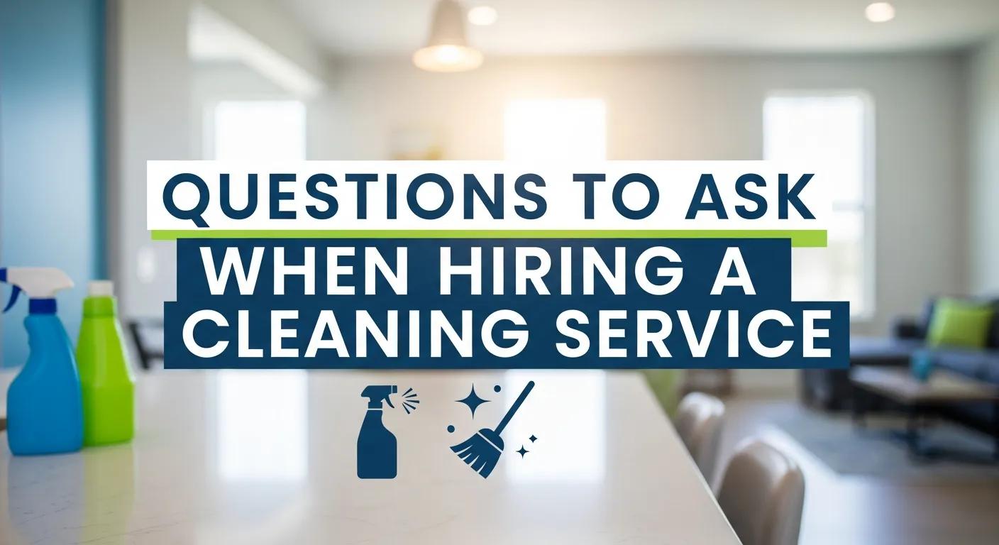 Questions to Ask When Hiring a Cleaning Service