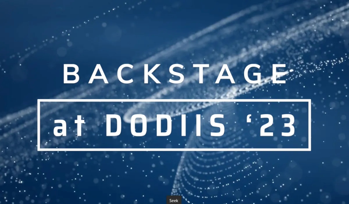 Backstage at DoDIIS 2023