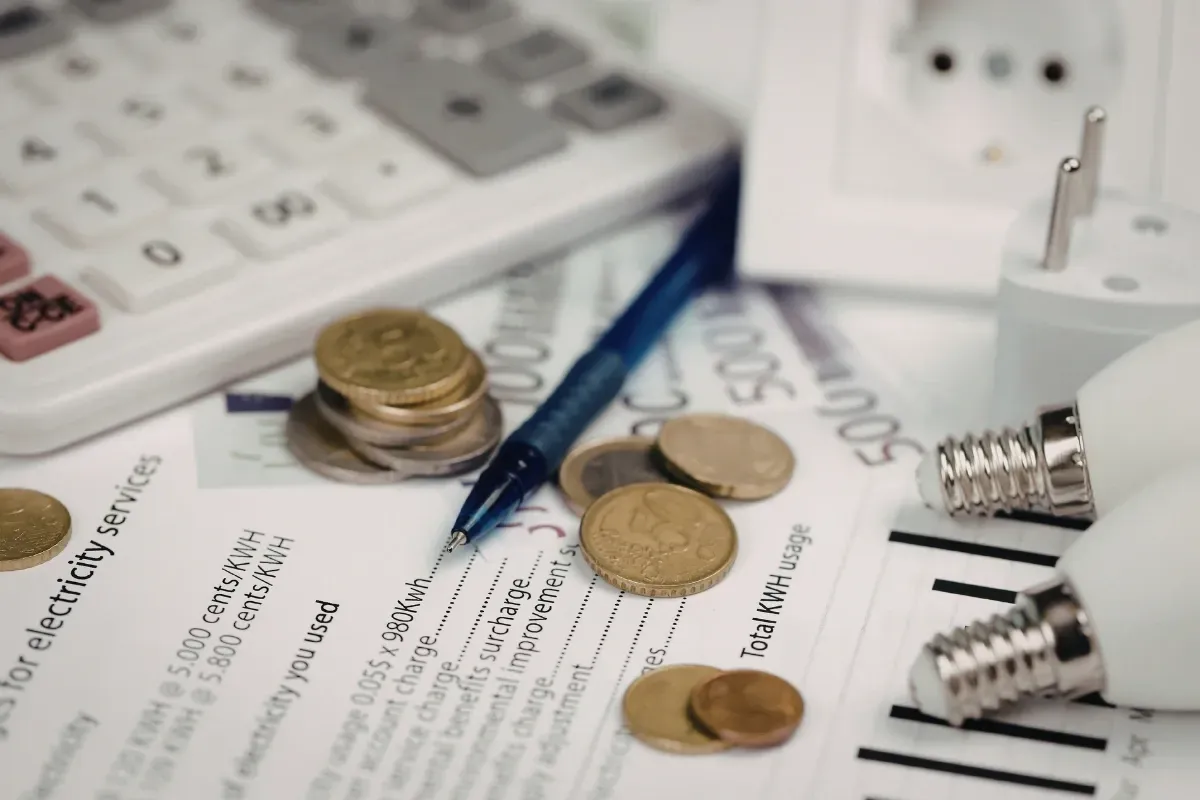 Energy bills falling due to newly installed solar panels