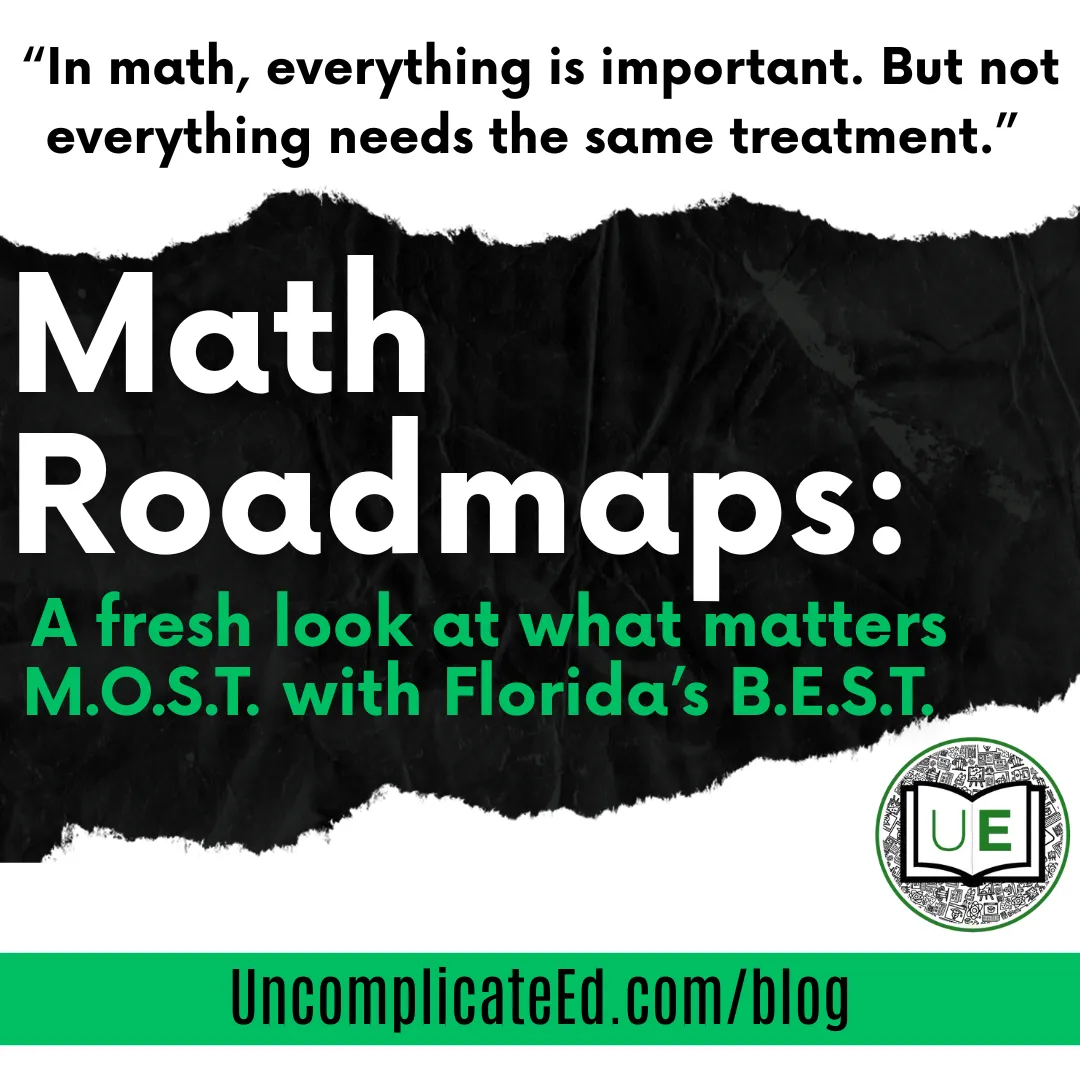 Math Roadmaps for Florida’s B.E.S.T. Standards | Uncomplicate Ed