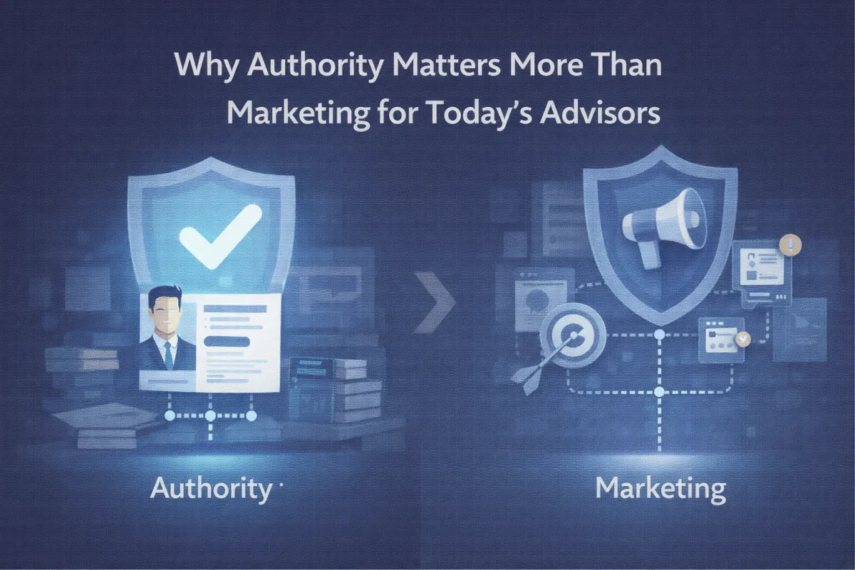 Authority vs marketing for advisors