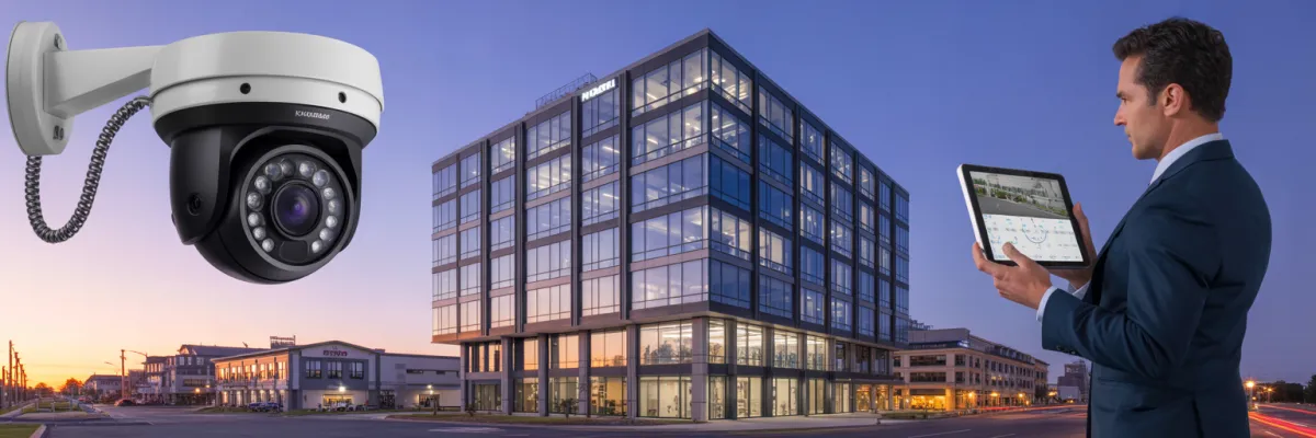 commercial IP camera installation