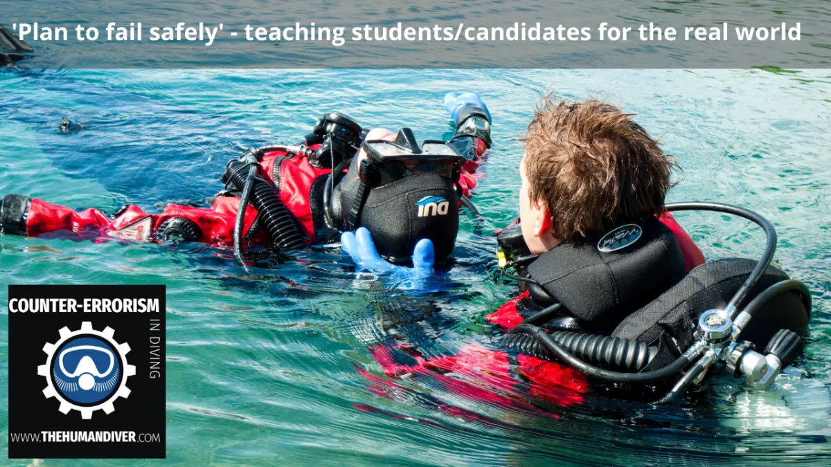 Plan to fail safely - teaching students/candidates for the real world