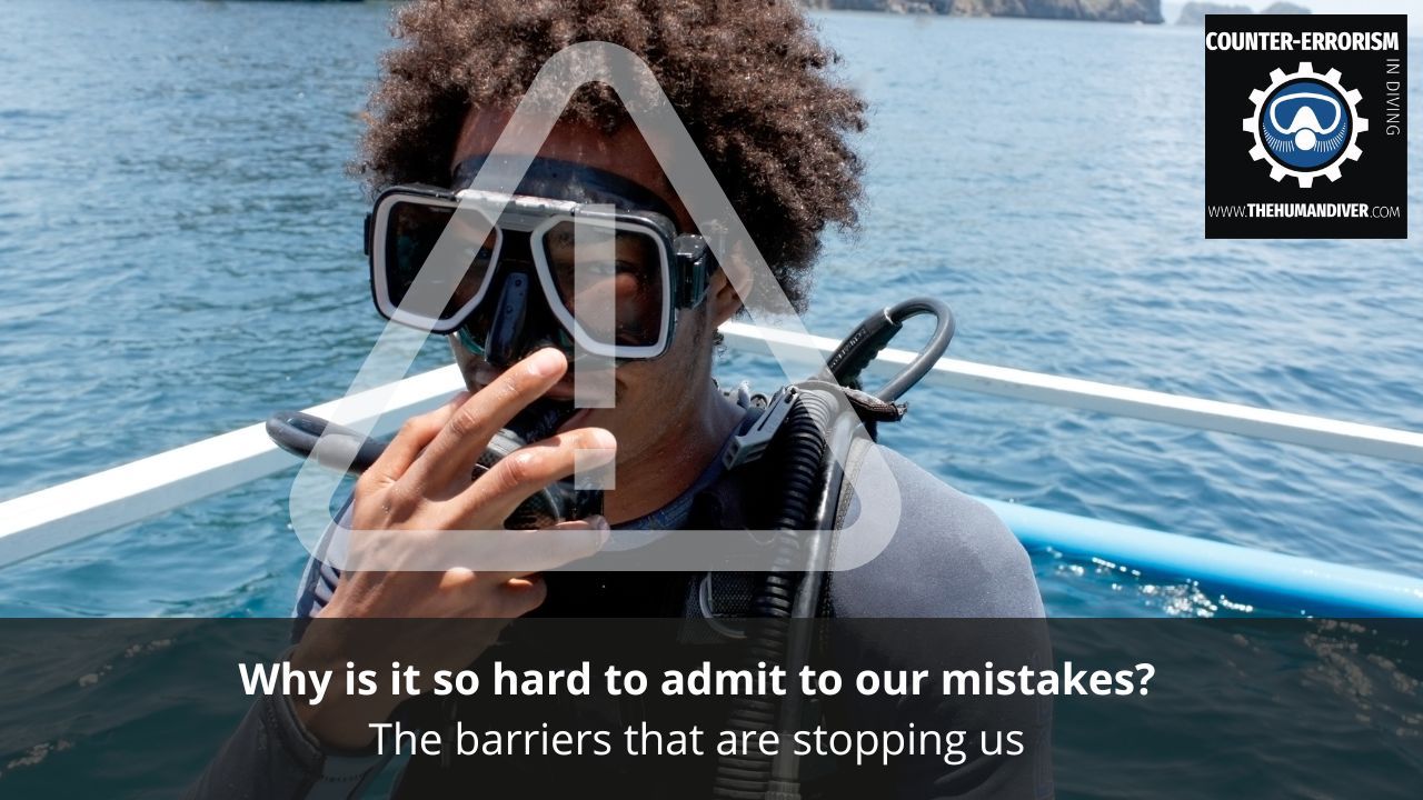 Why is it so hard to admit to our mistakes?