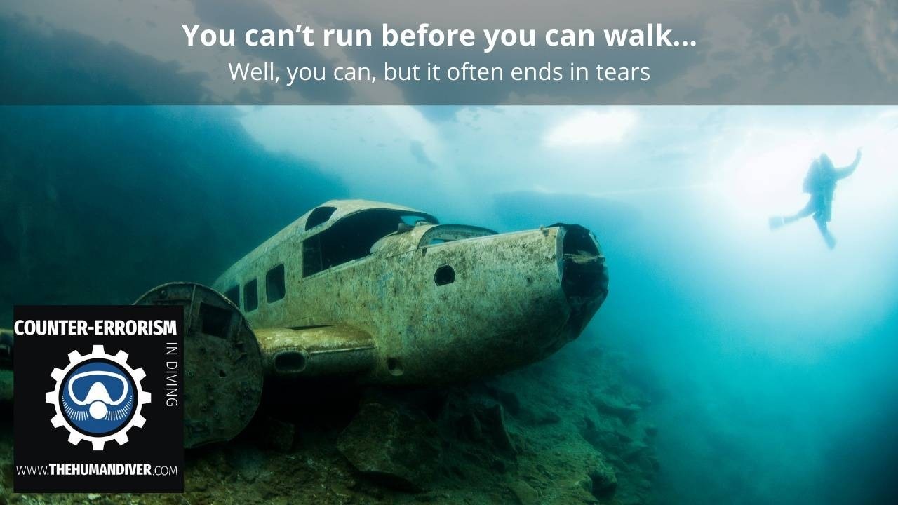 You can’t run before you can walk...