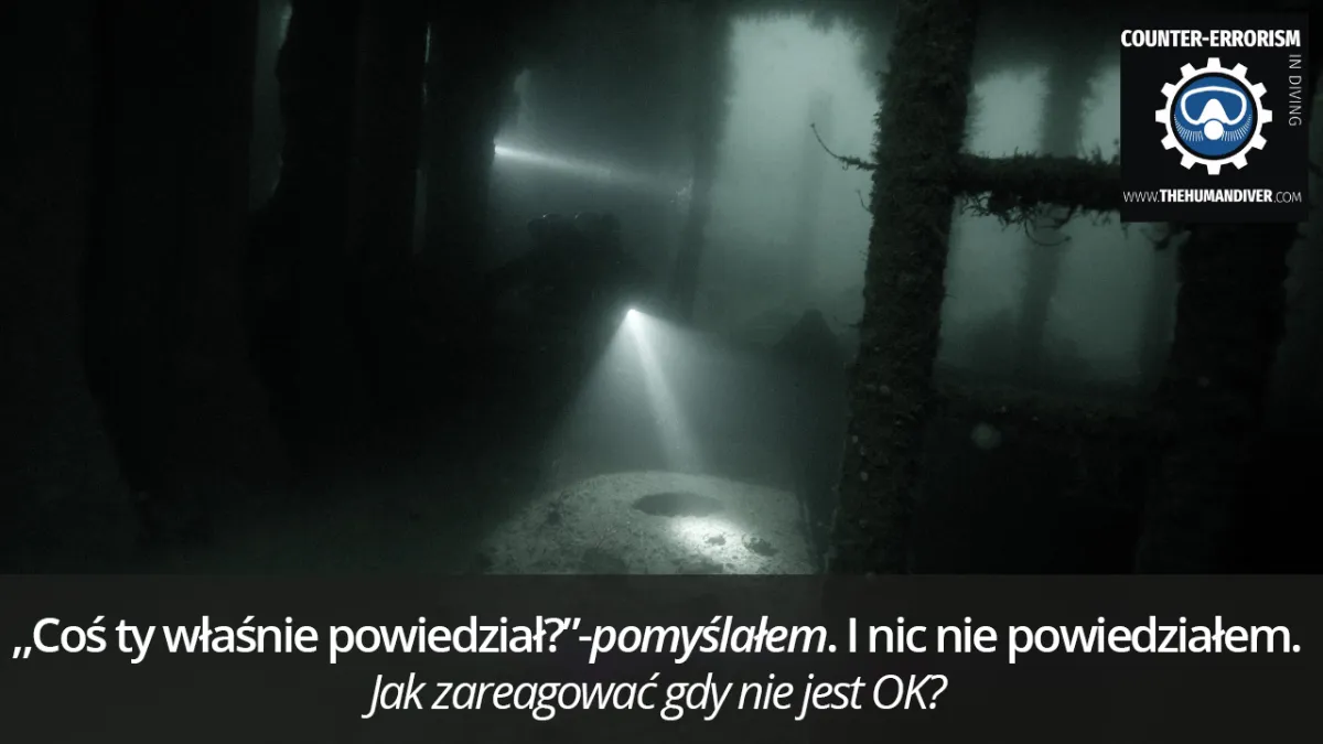 Pomyślałem: Coś ty powiedział? I nic nie powiedziałem.