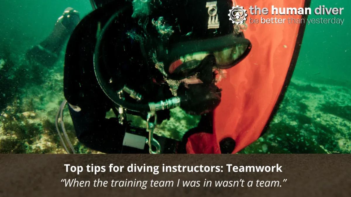 Top Tips for Diving Instructors: Teamwork