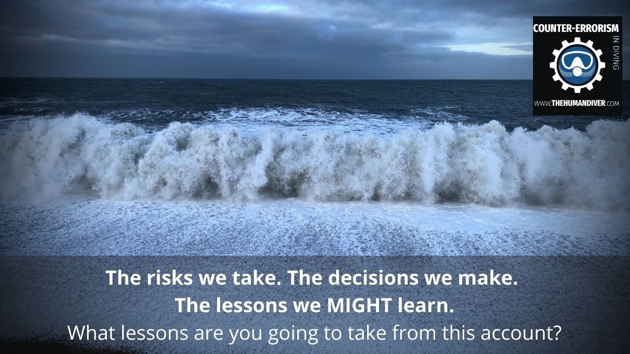 The risks we take. The decisions we make. The lessons we MIGHT learn.