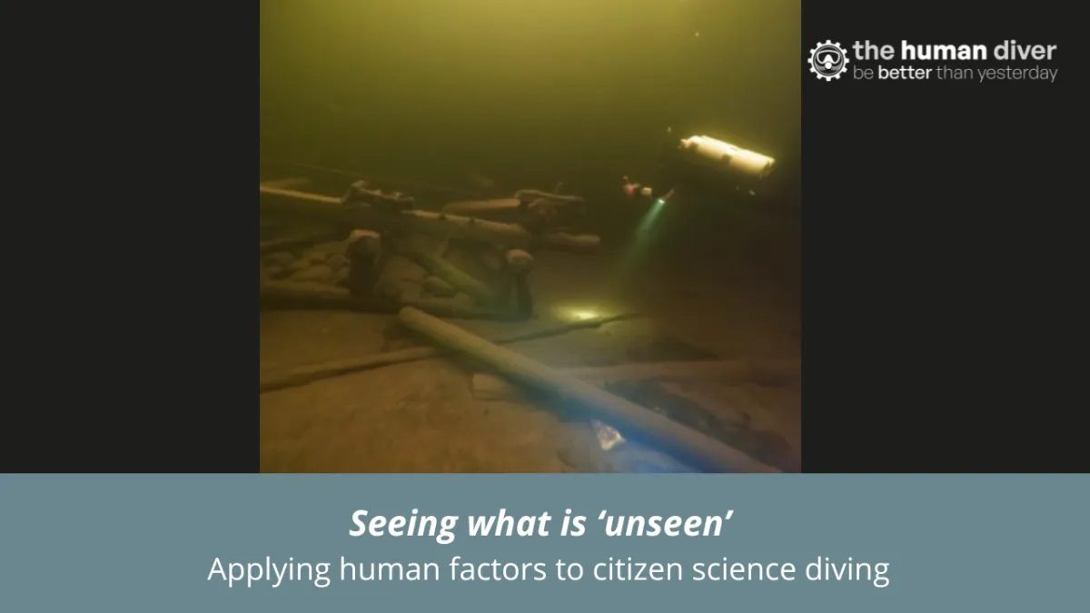 Seeing what is ‘unseen’: applying human factors to citizen science