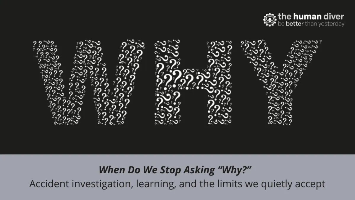 When do we stop asking why