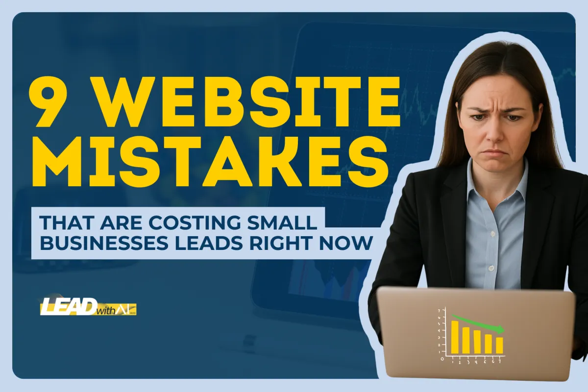 9 Website Mistakes That Are Costing Small Businesses Leads Right Now