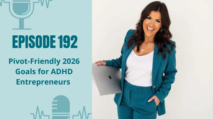 ADHD entrepreneur planning 2026 goals with flexible pivot-friendly strategy on desk with planner