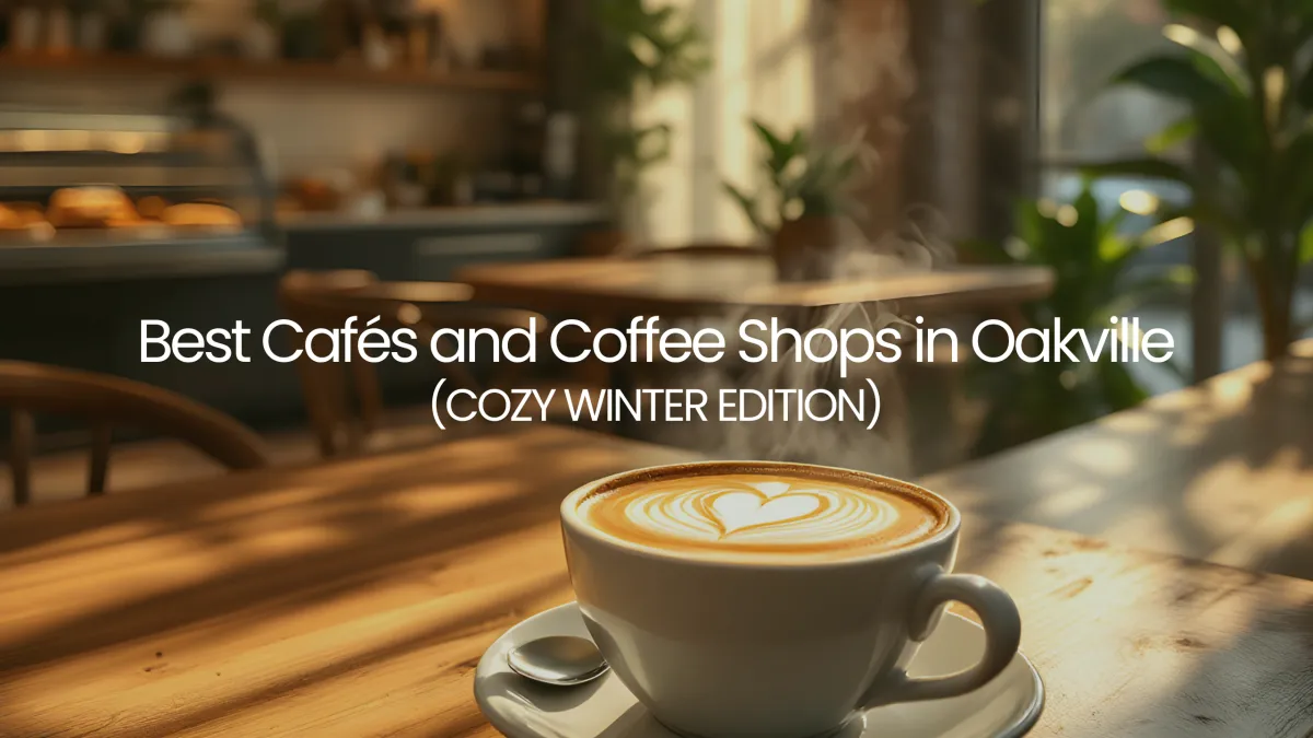 Best Cafés and Coffee Shops in Oakville (Cozy Winter Edition)