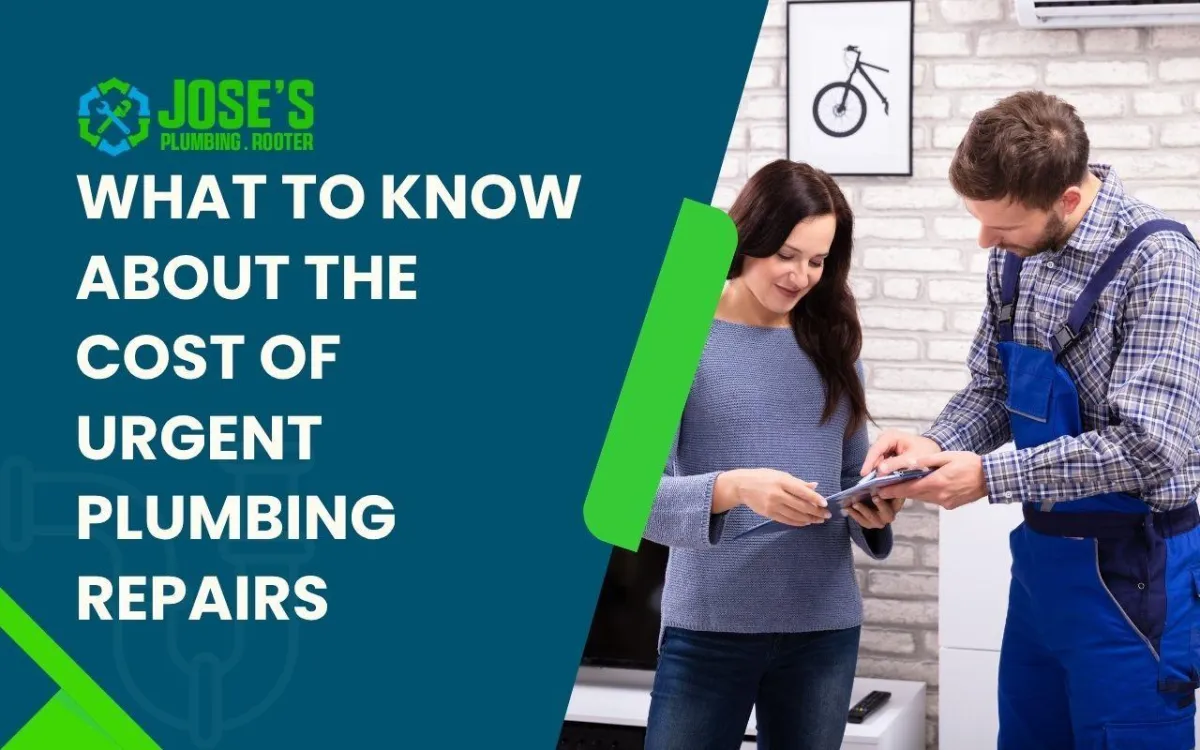 icensed plumber reviewing a plumbing cost estimate with homeowner