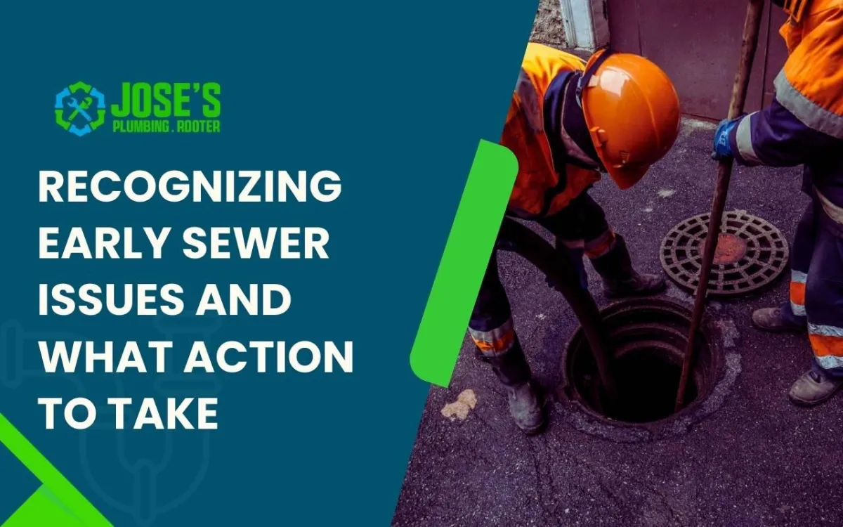Sewer line inspection in Sunnyvale showing repair signs