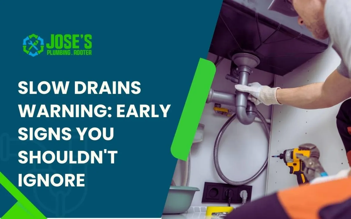 Slow drains warning signs in bathroom sink