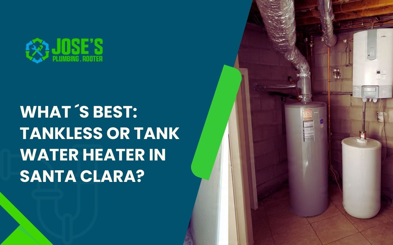 Tank and tankless water heater comparison in a Santa Clara home