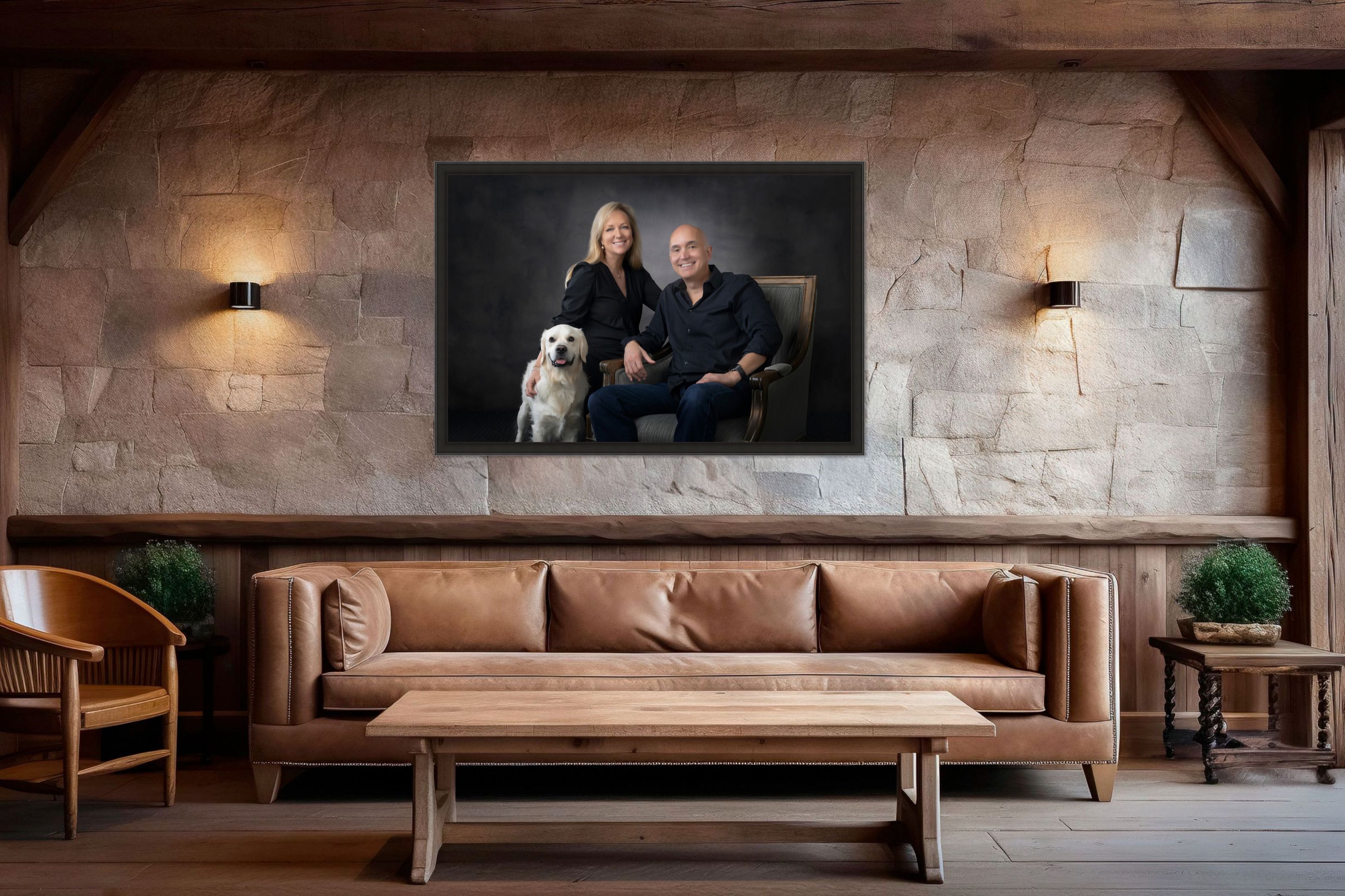 Meaningful family wall art creating a calm, connected home.