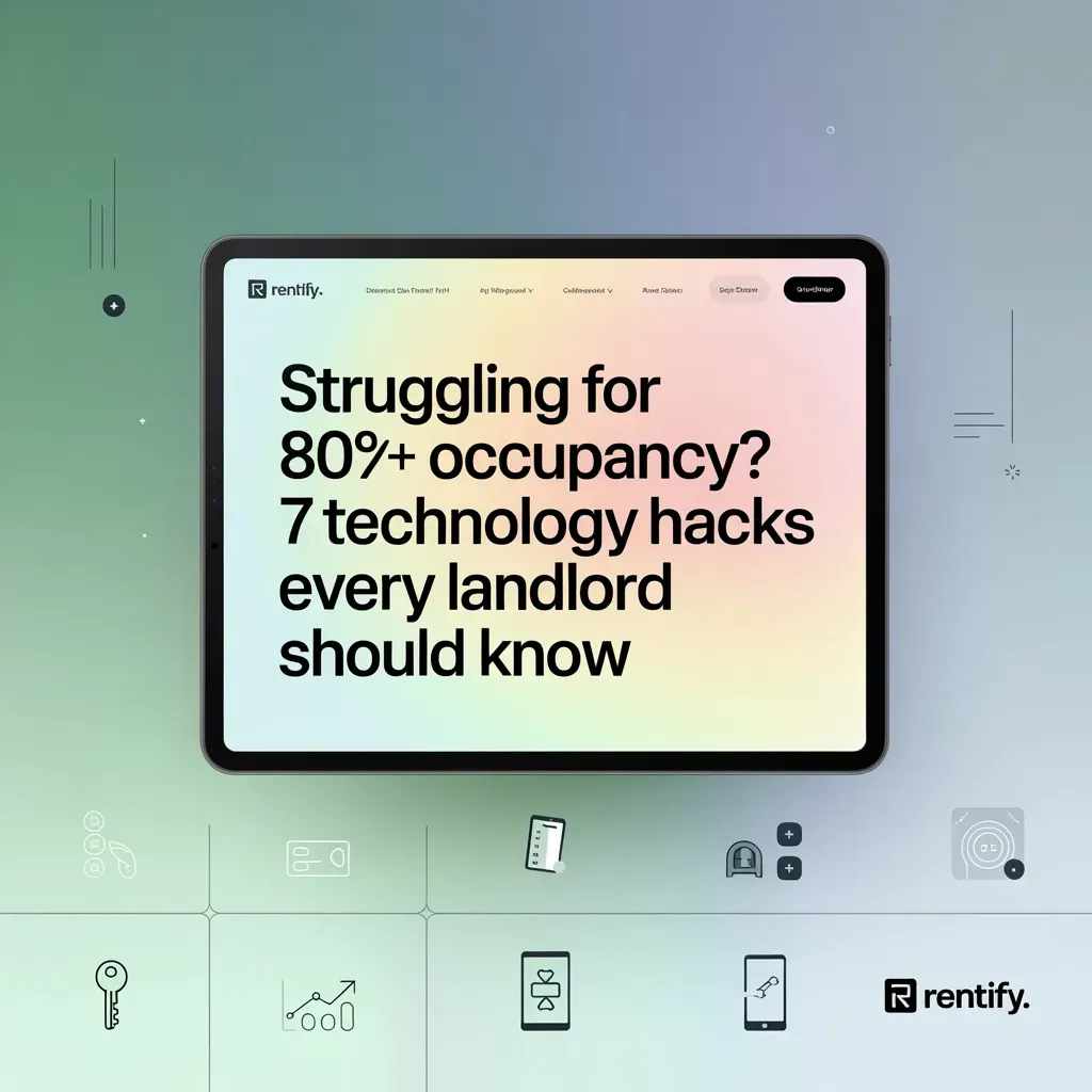 Struggling For 80%+ Occupancy? 7 Technology Hacks Every Landlord Should Know