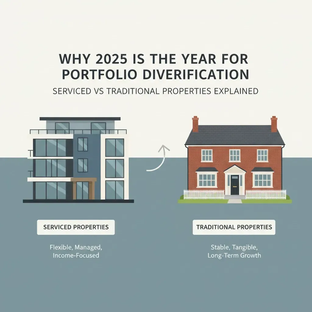Why 2025 Is the Year for Portfolio Diversification: Serviced vs Traditional Properties Explained