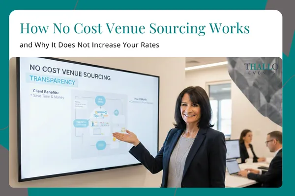 How No Cost Venue Sourcing Works and Why It Does Not Increase Your Rates