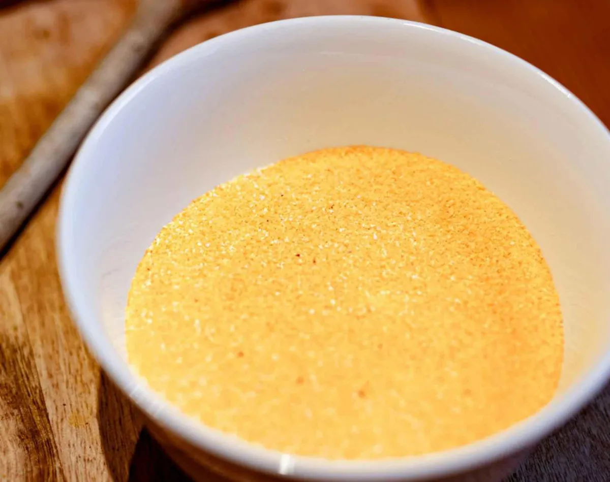GEWÜRZPOLENTA MIT ZWETSCHKENMUS