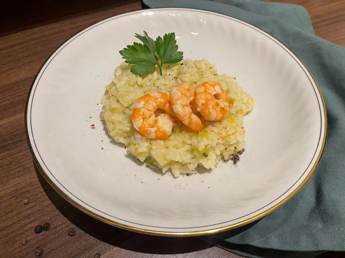Risotto mit Garnelen Valentinstag