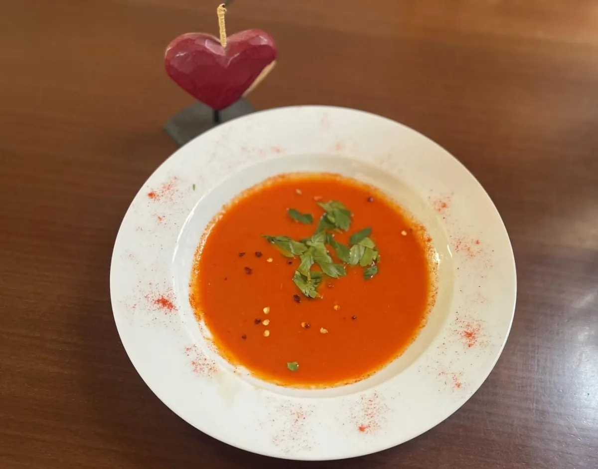 Tomatensuppe Valentinstag