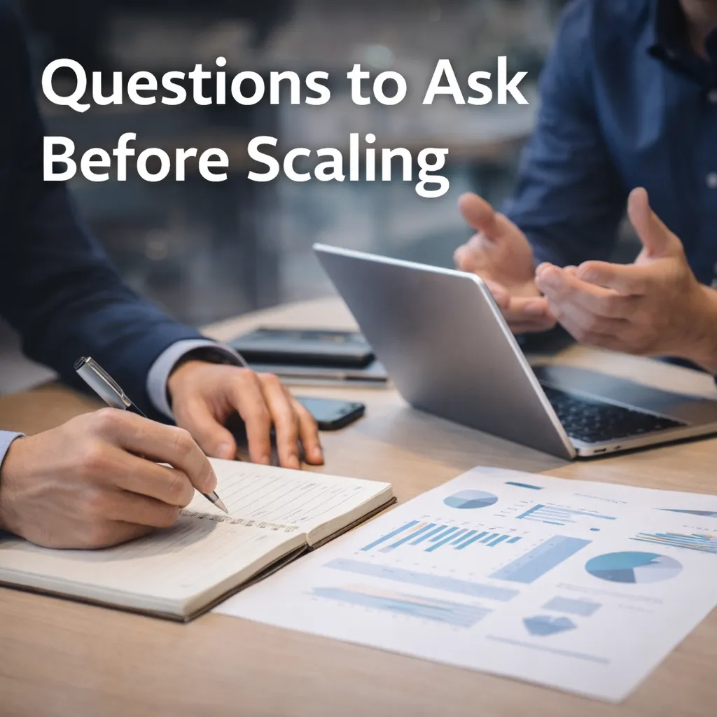 Questions to ask before scaling