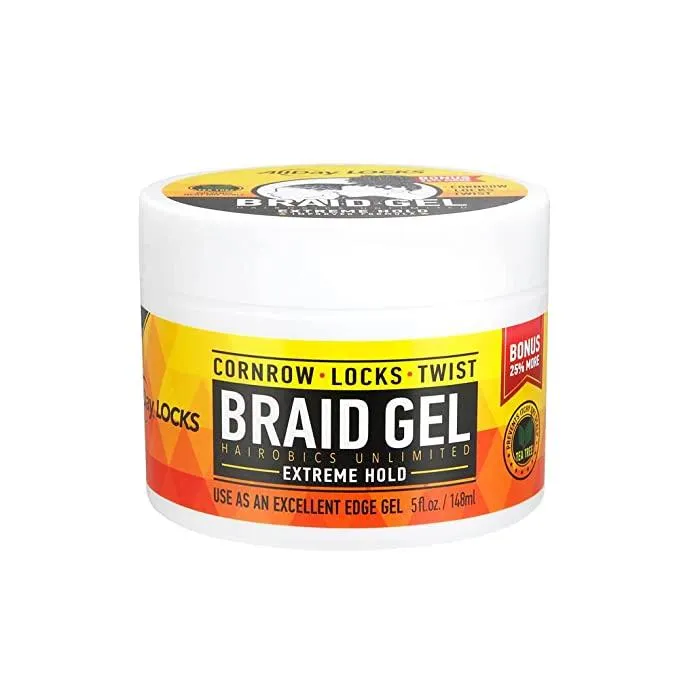 Keep Your Braids Locked in All Day with All Day Locks Braid Gel