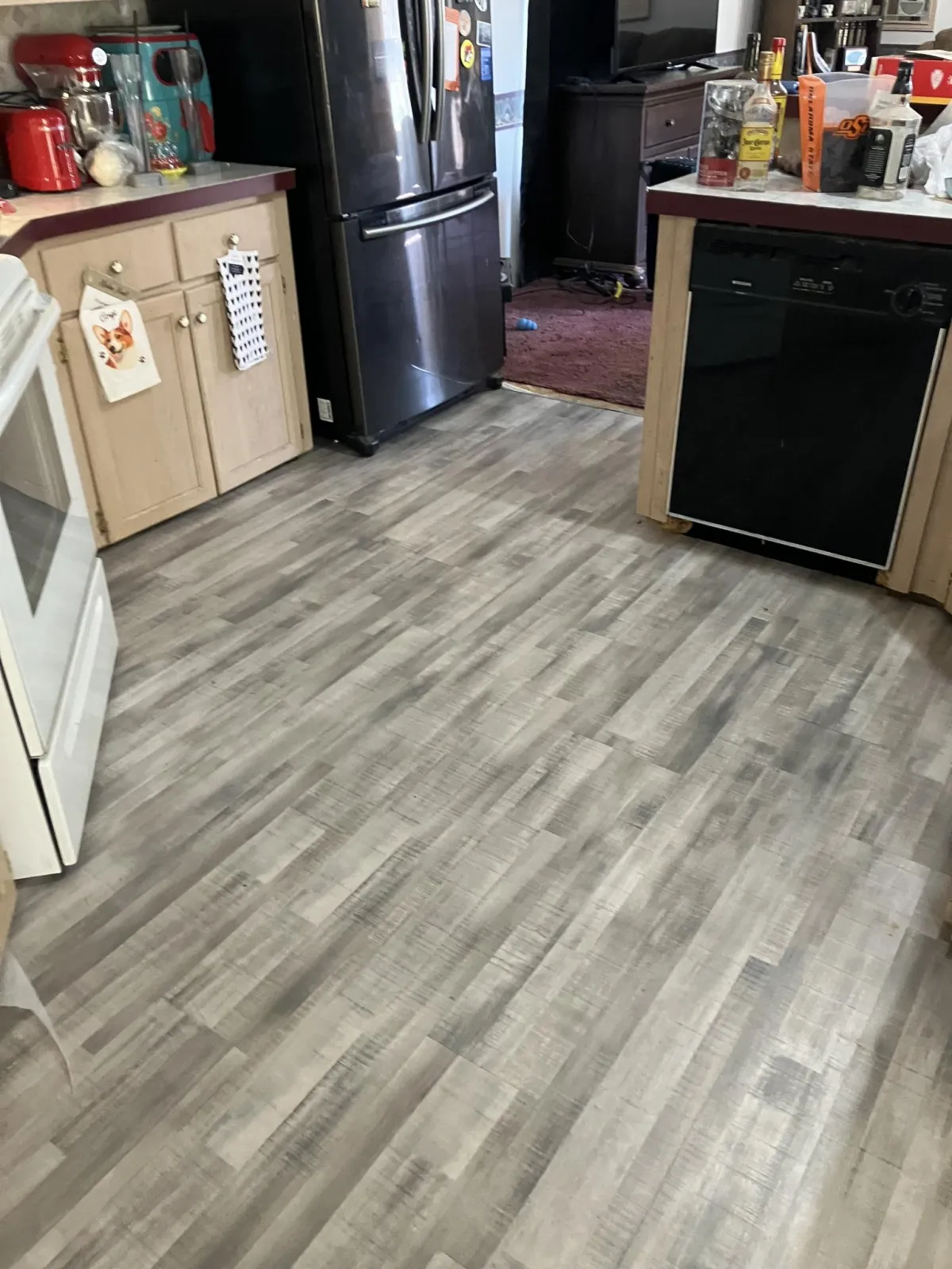 Kitchen Floor Replacement Finished
