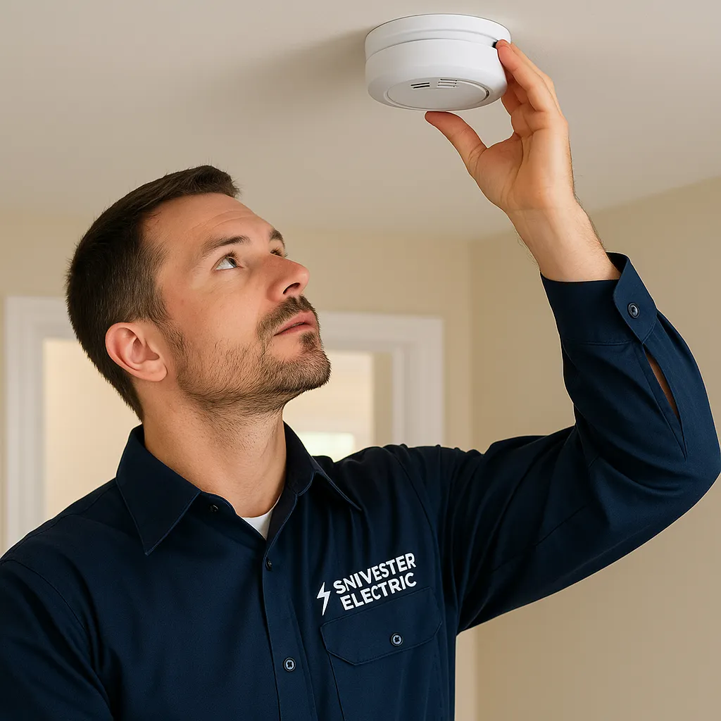 Sylvester Electric technician Smoke detector 