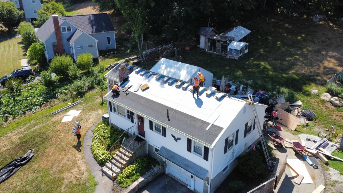 Masterpiece Roofing replacement services.