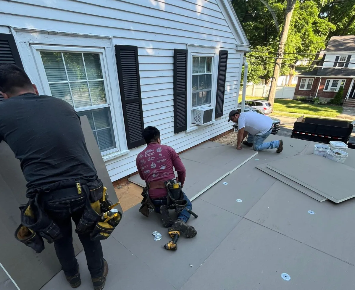 What is roof decking?