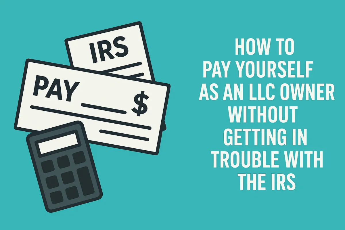 💰 How to Pay Yourself as an LLC Owner Without Getting in Trouble with the IRS
