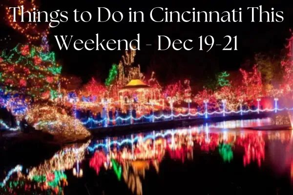 Cincinnati Zoo and Botanical Gardens illuminated for Festival of Lights.