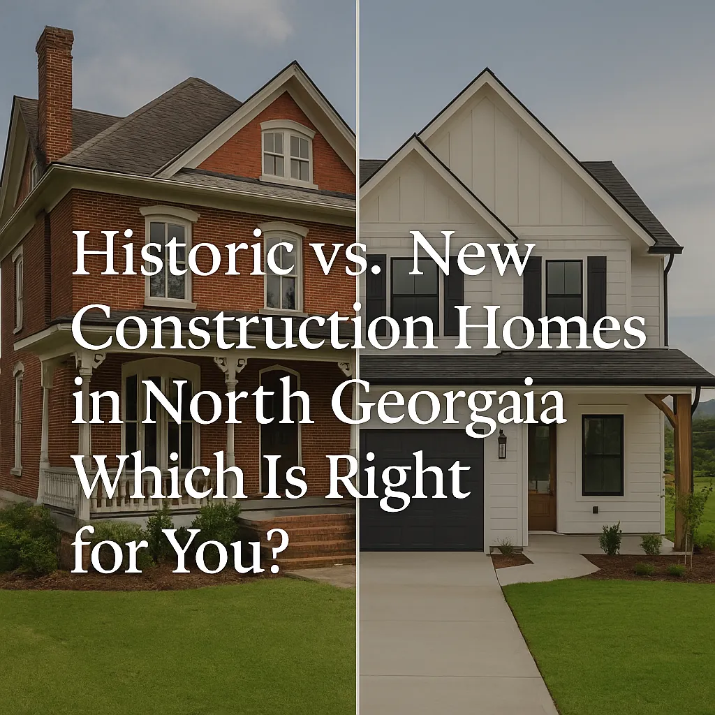 Historic vs. New Construction Homes in North Georgia: Which Is Right for You?