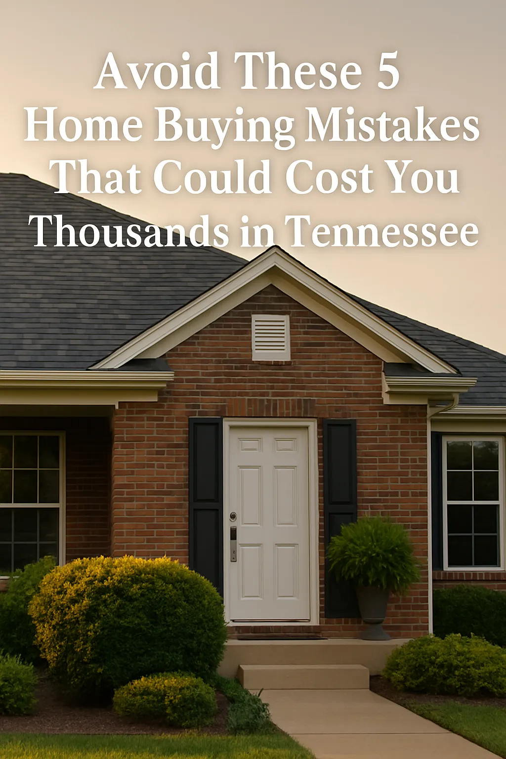 Avoid These 5 Homebuying Mistakes That Could Cost You Thousands in Tennessee