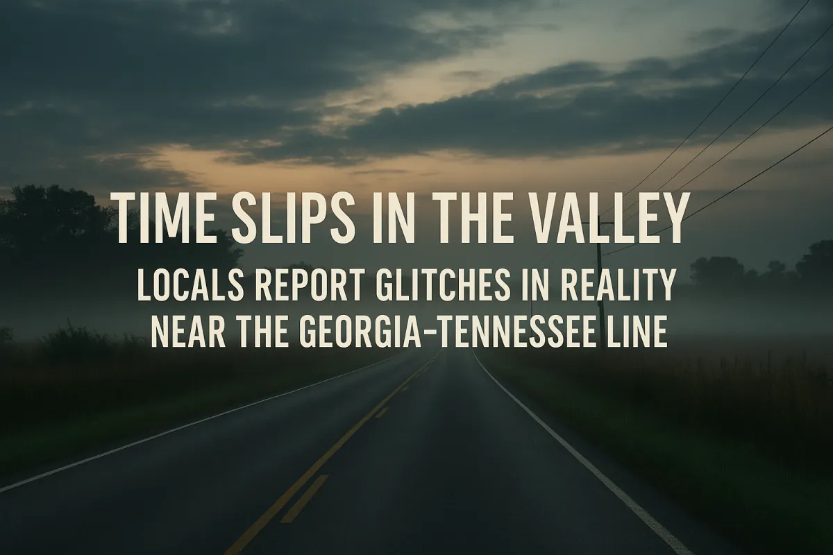 Time Slips in the Valley: Locals Report Glitches in Reality Near the Georgia-Tennessee Line