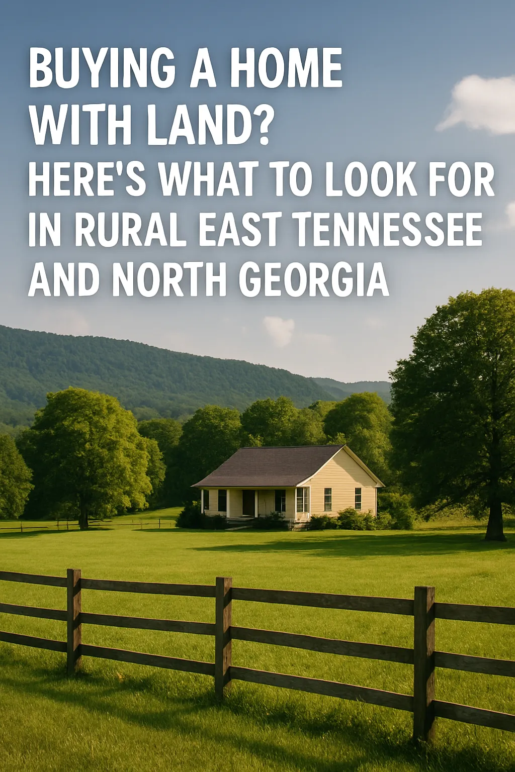 Buying a Home With Land? Here’s What to Look for in Rural East Tennessee and North Georgia