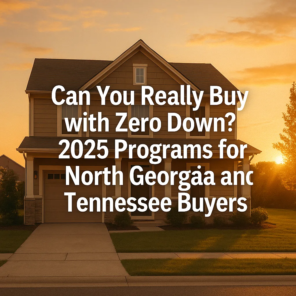 Buy with Zero Down? 2025 North GA & TN Programs Explained