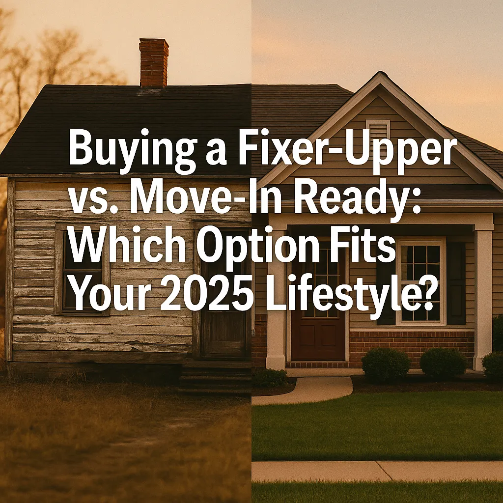 Buying a Fixer-Upper vs. Move-In Ready: Which Option Fits Your 2025 Lifestyle?