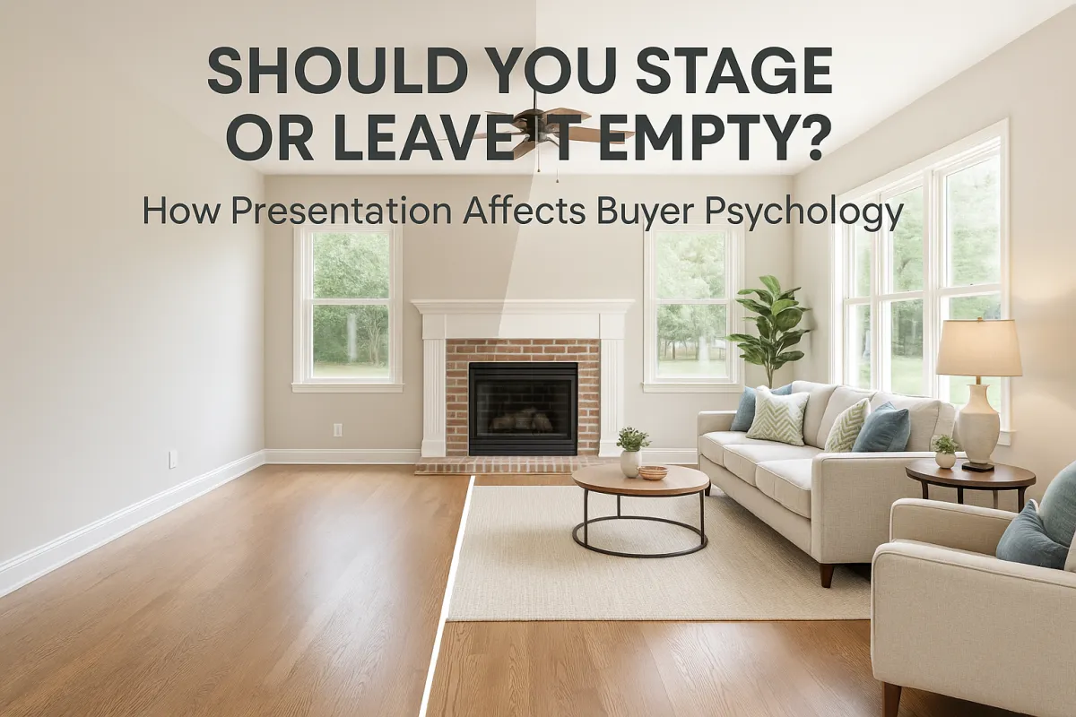 Staged or Empty? How Home Presentation Shapes Buyer Psychology