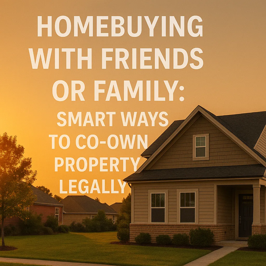 Homebuying with Friends or Family: Smart Ways to Co-Own Property Legally